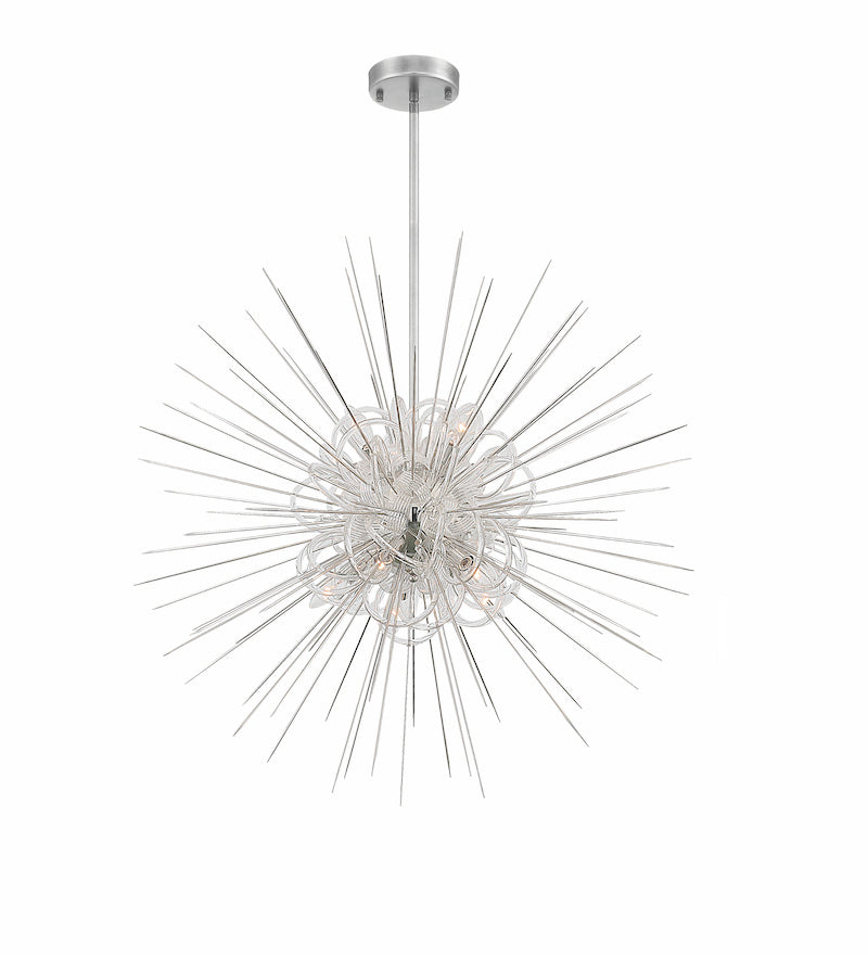 Zeev Flare CD10265-10-PN Chandelier Light - Polished Nickel