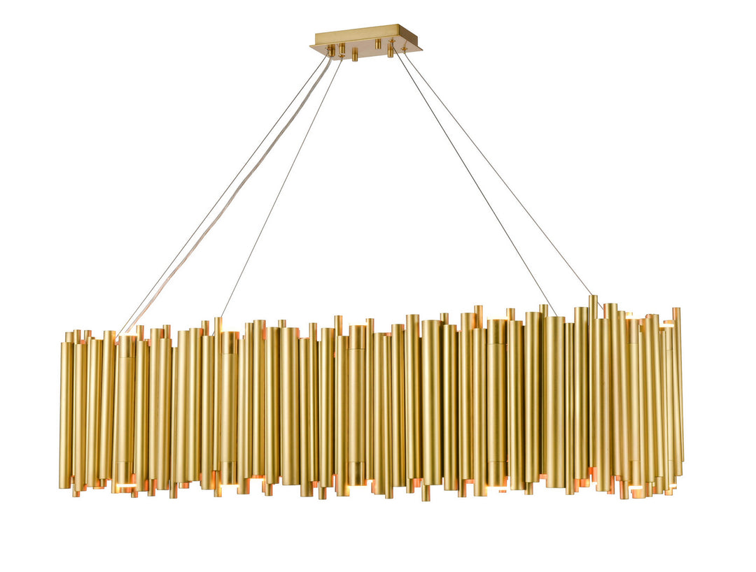 Zeev Cathedral CD10393-24+16-AGB Pendant Light - Aged Brass