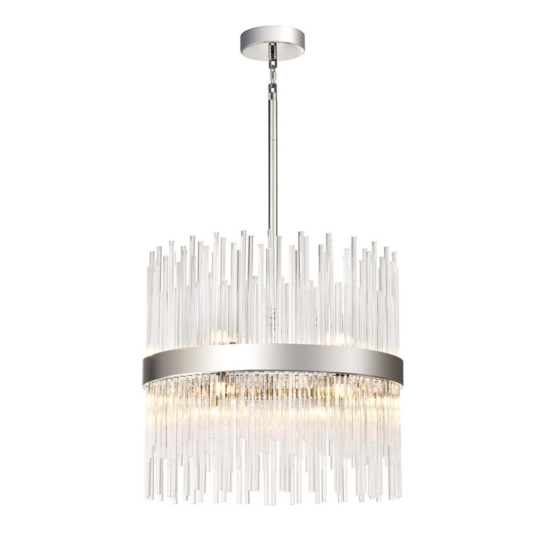 Zeev Citadel CD10405-12-PN Chandelier Light - Polished Nickel