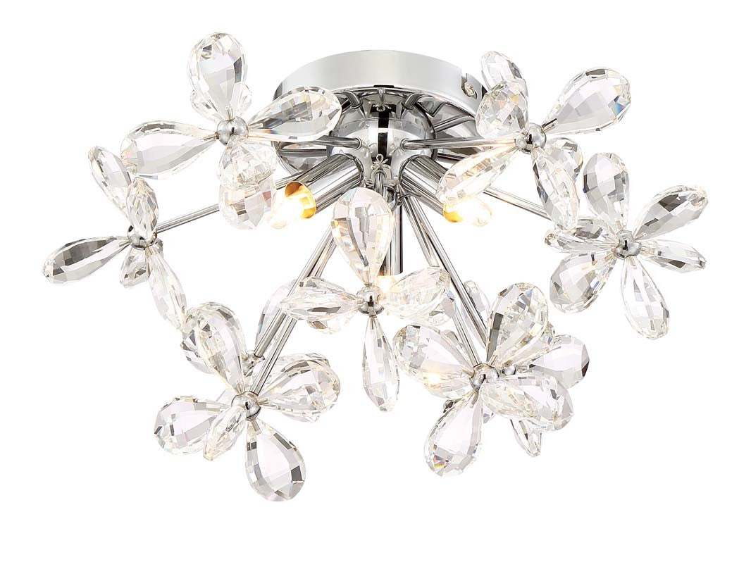 Zeev Adelle FM60045-3-CH Ceiling Light - Chrome