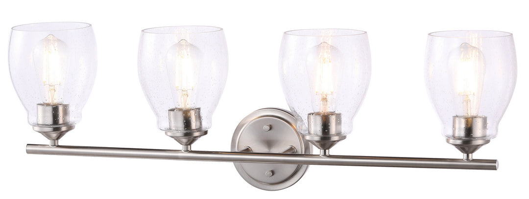 Minka-Lavery Winsley 2434-84 Bath Vanity Light 31 in. wide - Brushed Nickel