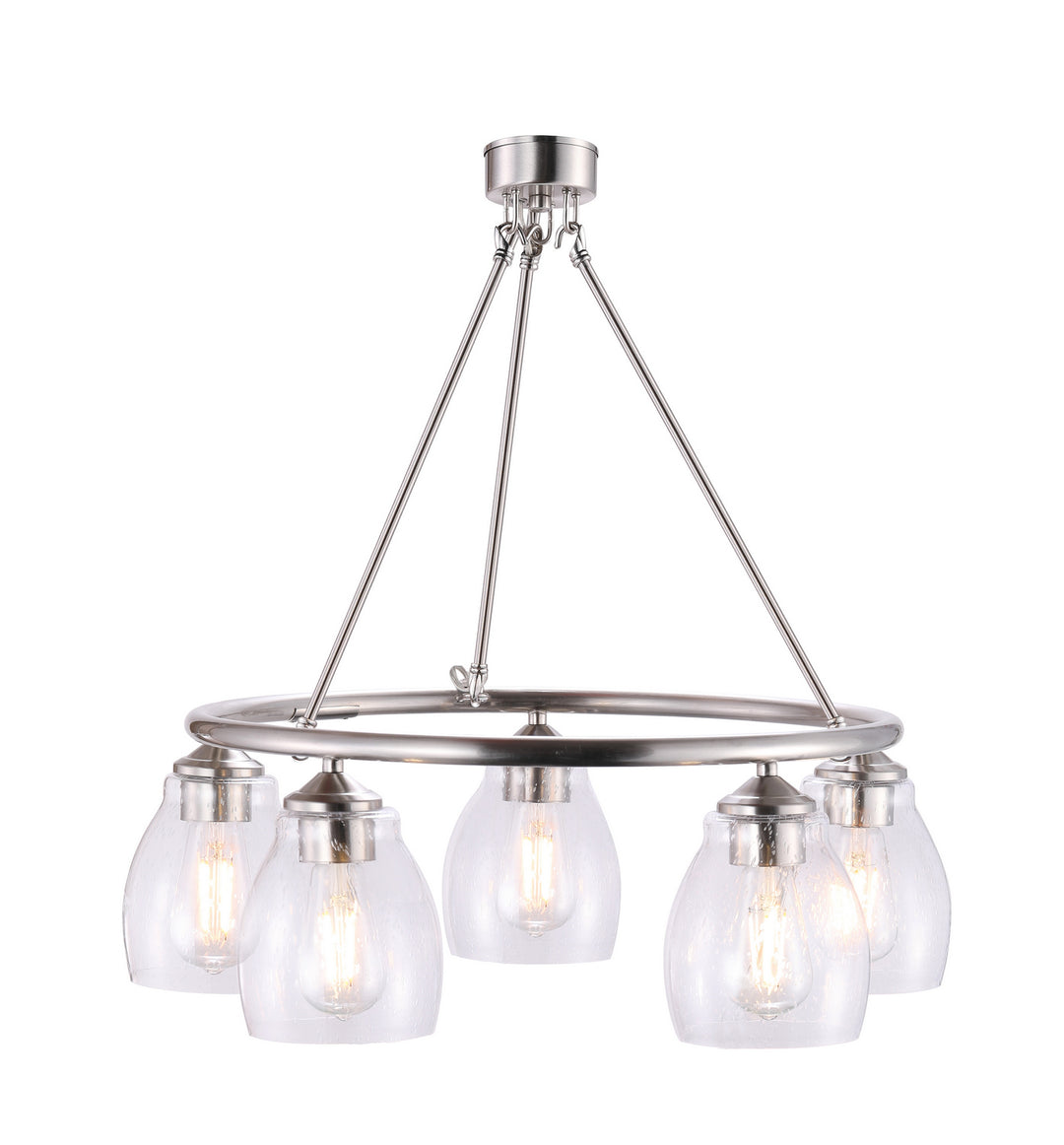 Minka-Lavery Winsley 2435-84 Chandelier Light - Brushed Nickel