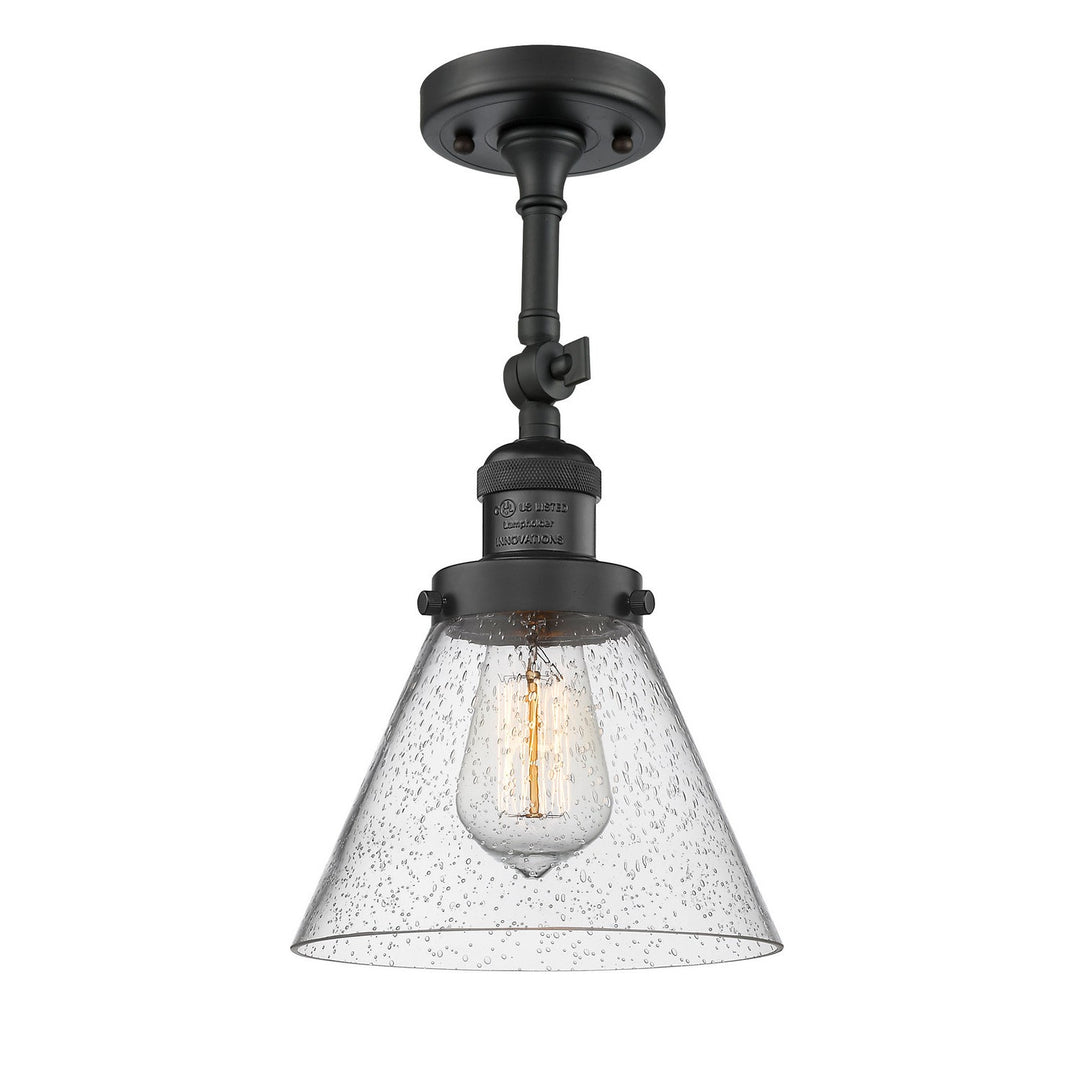 Innovations Franklin Restoration 201F-BK-G44-LED Ceiling Light - Matte Black