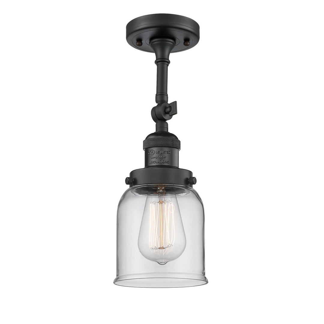 Innovations Franklin Restoration 201F-BK-G52-LED Ceiling Light - Matte Black