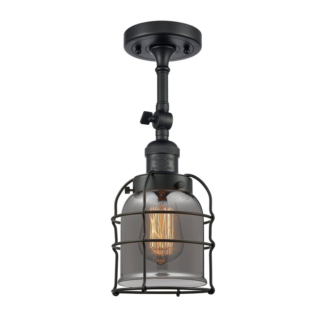 Innovations Franklin Restoration 201F-BK-G53-CE-LED Ceiling Light - Matte Black