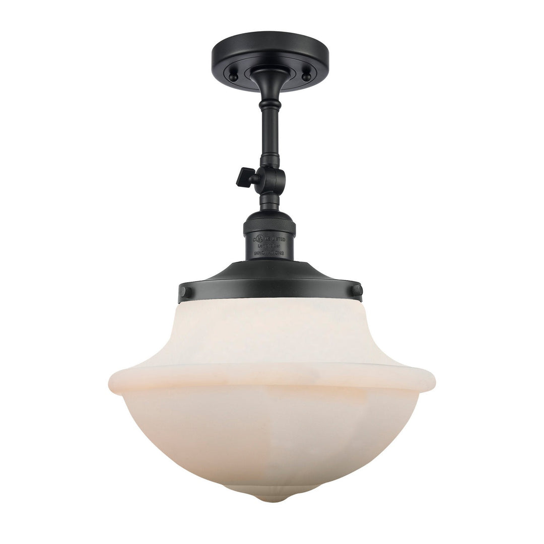 Innovations Franklin Restoration 201F-BK-G541-LED Ceiling Light - Matte Black