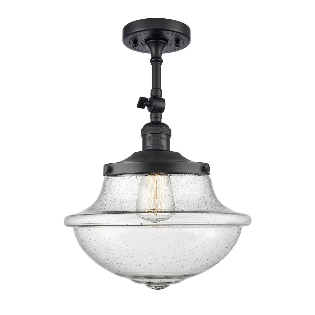 Innovations Franklin Restoration 201F-BK-G544-LED Ceiling Light - Matte Black