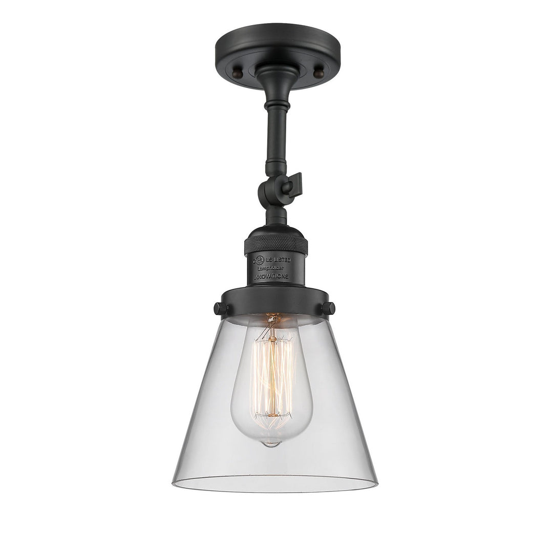 Innovations Franklin Restoration 201F-BK-G62-LED Ceiling Light - Matte Black