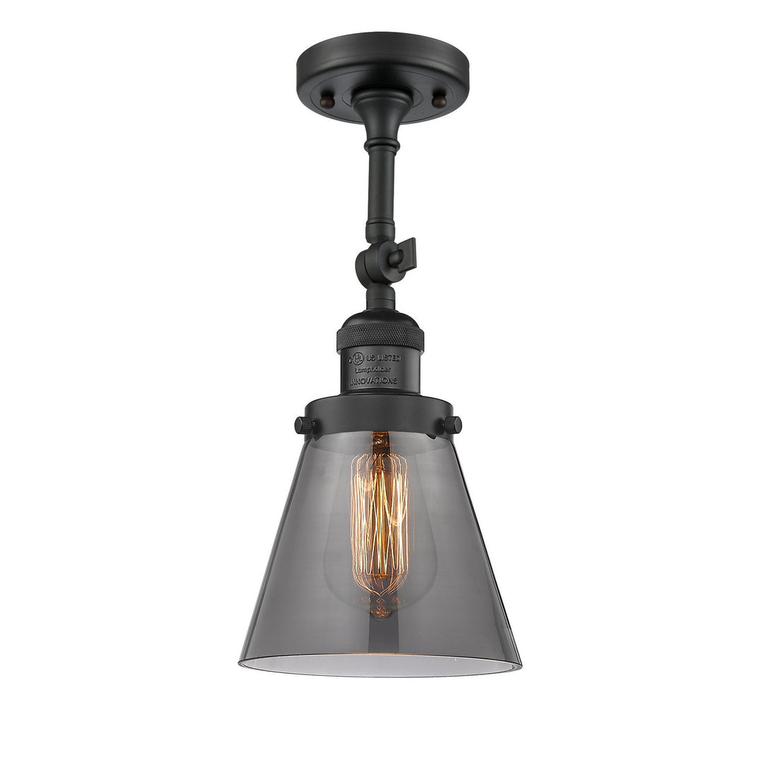 Innovations Franklin Restoration 201F-BK-G63-LED Ceiling Light - Matte Black