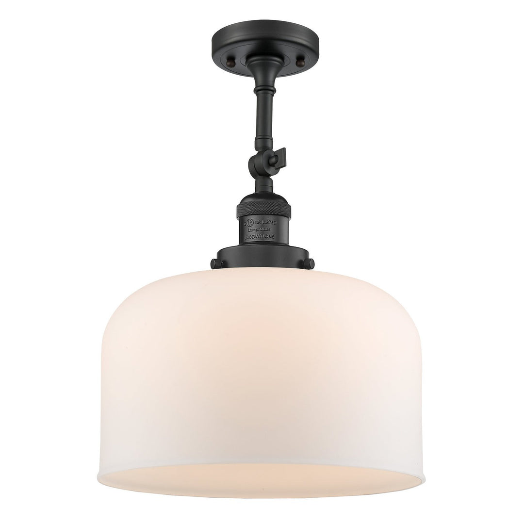 Innovations Franklin Restoration 201F-BK-G71-L Ceiling Light - Matte Black