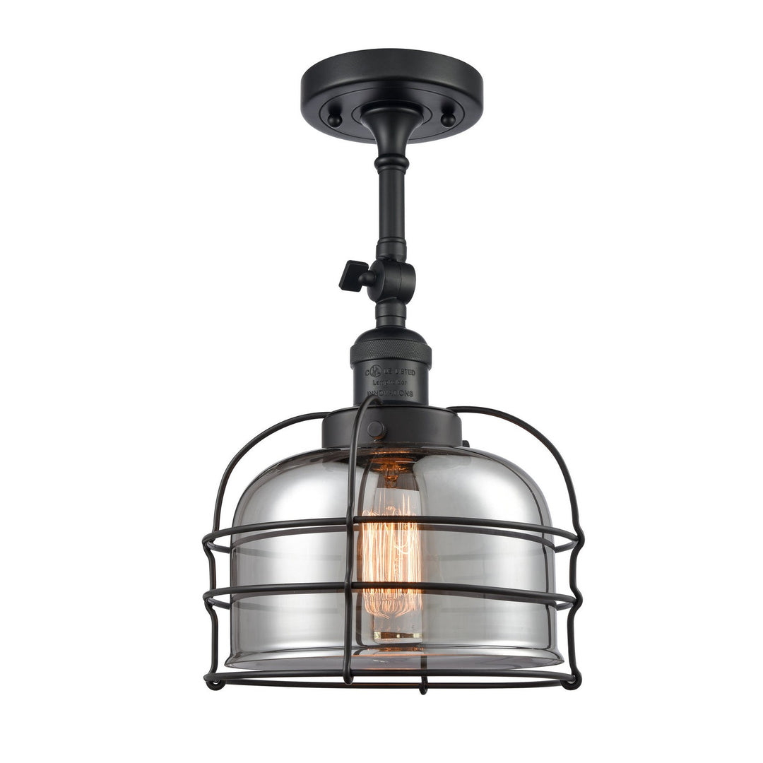 Innovations Franklin Restoration 201F-BK-G73-CE-LED Ceiling Light - Matte Black