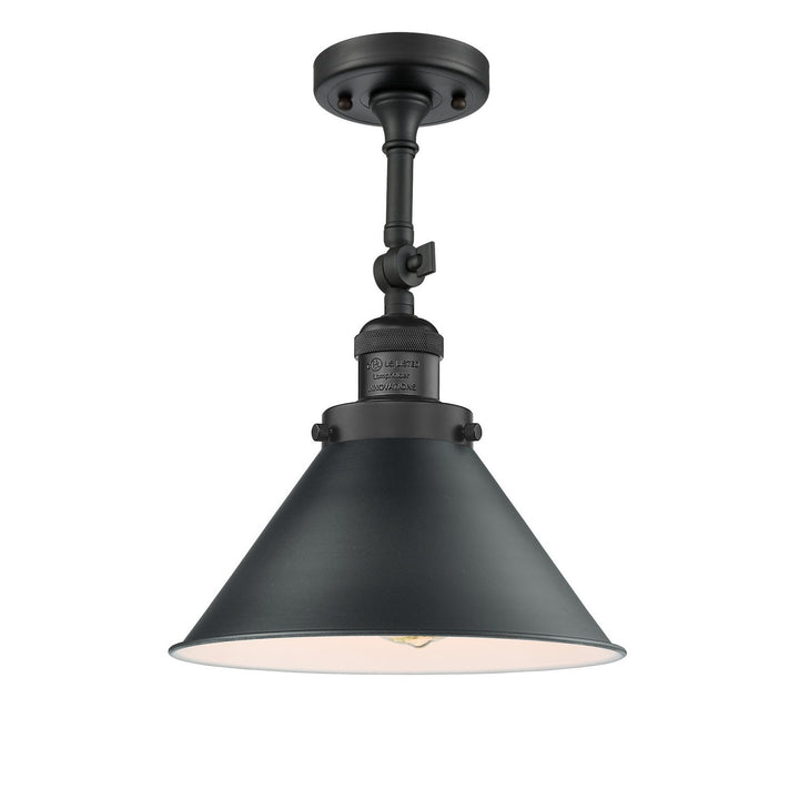 Innovations Franklin Restoration 201F-BK-M10-BK Ceiling Light - Matte Black