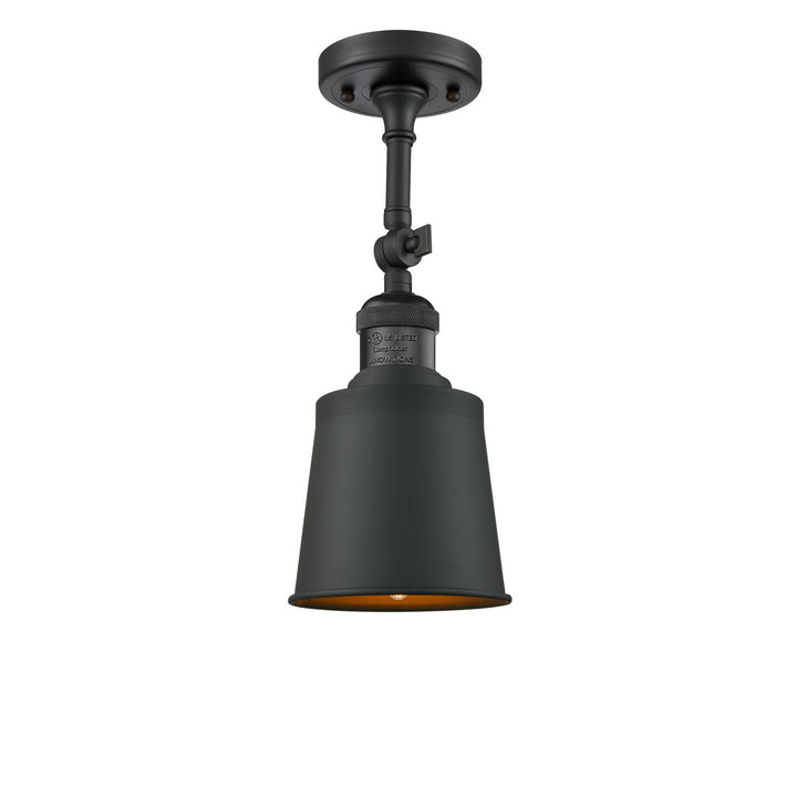 Innovations Franklin Restoration 201F-BK-M9-BK Ceiling Light - Matte Black