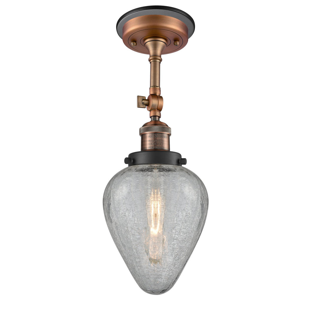 Innovations Franklin Restoration 201FBP-ACBK-G165 Ceiling Light - Antique Copper