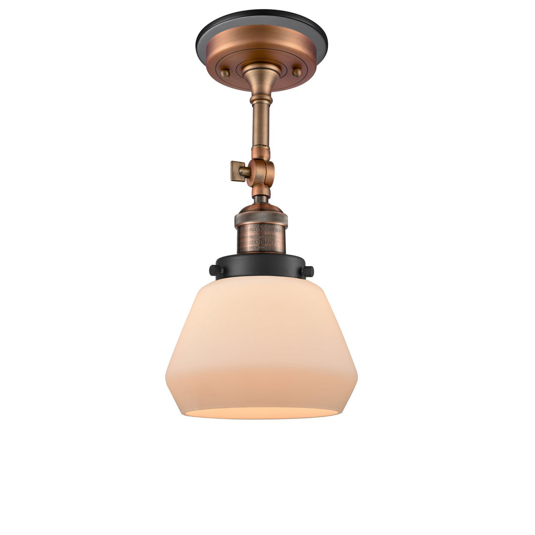 Innovations Franklin Restoration 201FBP-ACBK-G171 Ceiling Light - Antique Copper