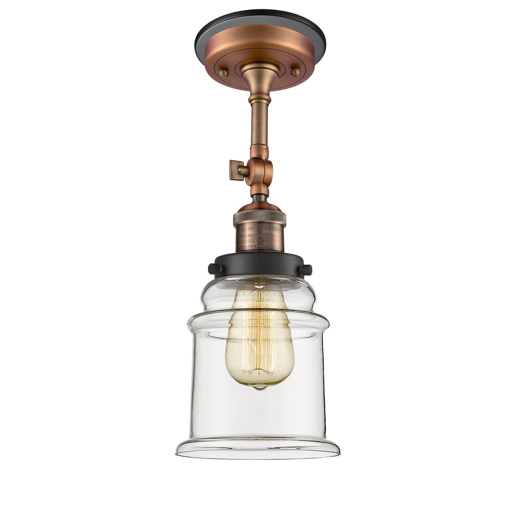 Innovations Franklin Restoration 201FBP-ACBK-G182 Ceiling Light - Antique Copper
