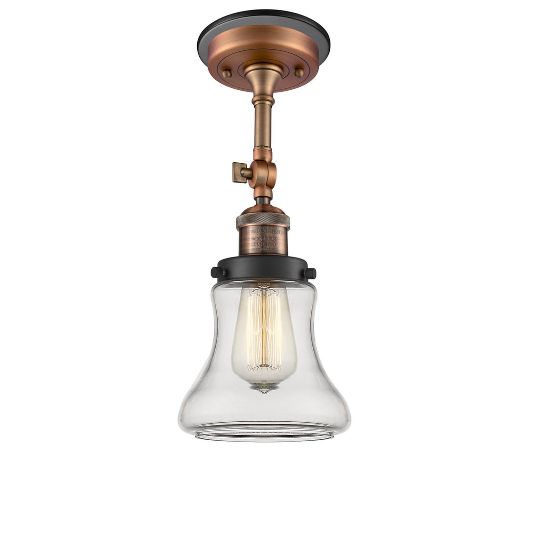 Innovations Franklin Restoration 201FBP-ACBK-G192 Ceiling Light - Antique Copper