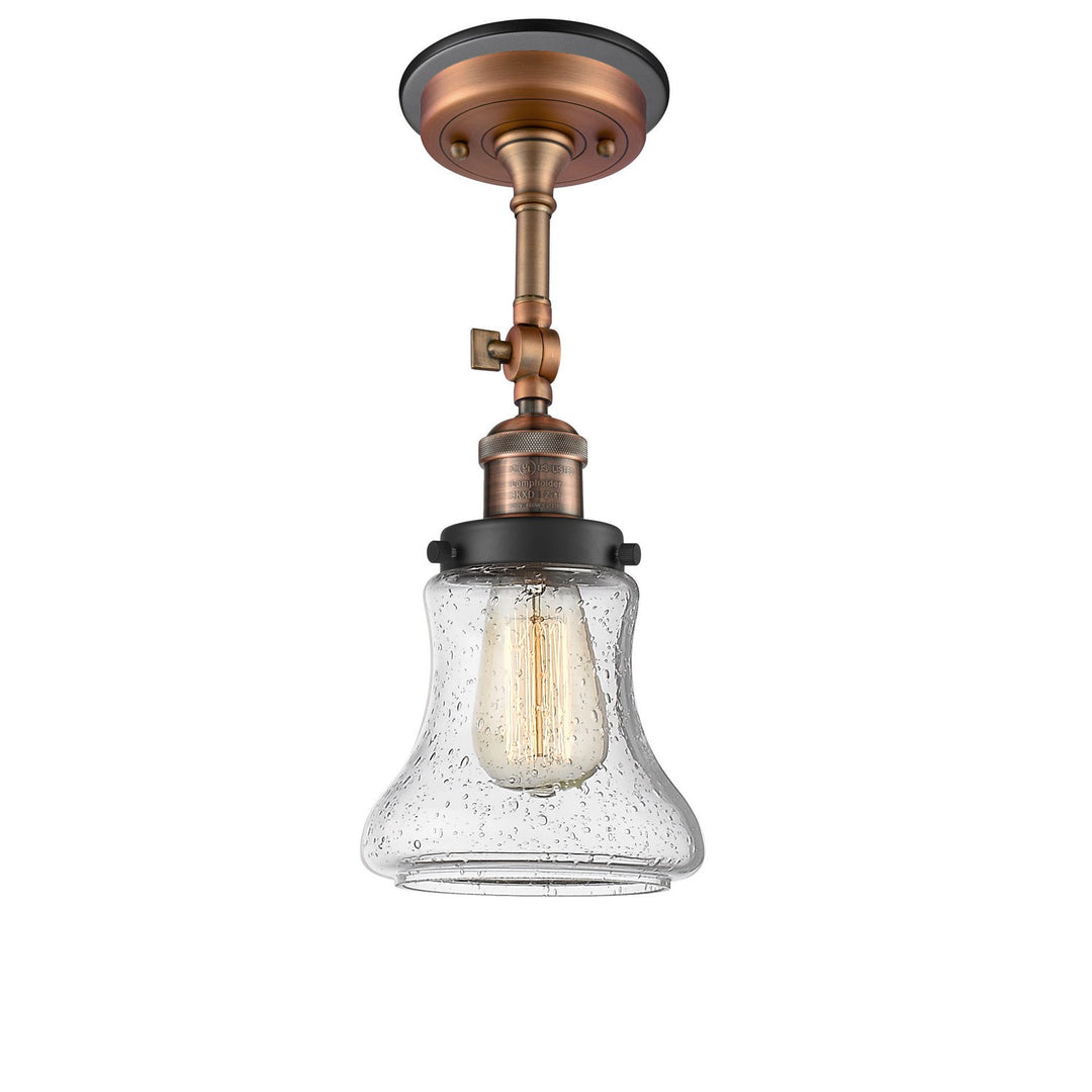 Innovations Franklin Restoration 201FBP-ACBK-G194 Ceiling Light - Antique Copper