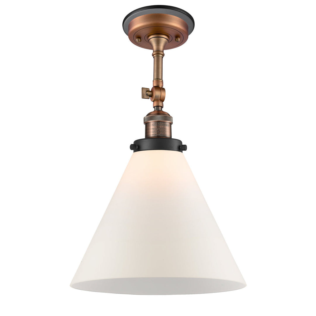 Innovations Franklin Restoration 201FBP-ACBK-G41-L Ceiling Light - Antique Copper