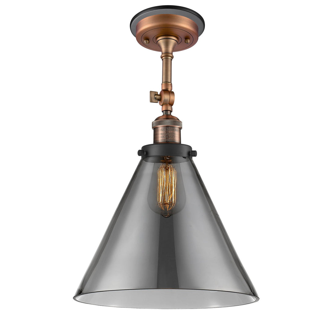 Innovations Franklin Restoration 201FBP-ACBK-G43-L Ceiling Light - Antique Copper
