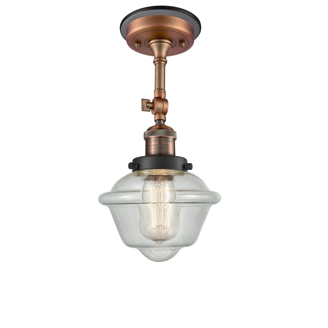 Innovations Franklin Restoration 201FBP-ACBK-G534 Ceiling Light - Antique Copper