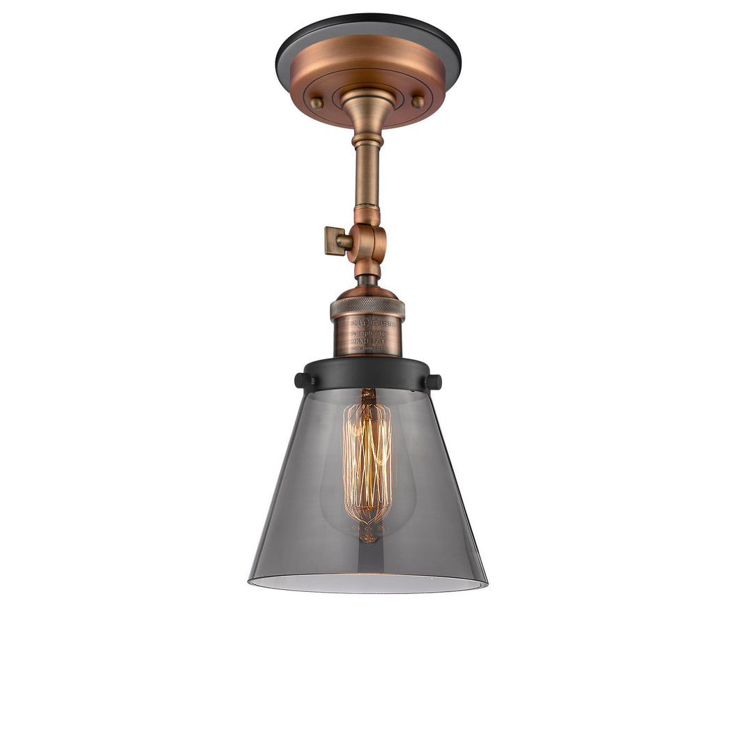 Innovations Franklin Restoration 201FBP-ACBK-G63 Ceiling Light - Antique Copper