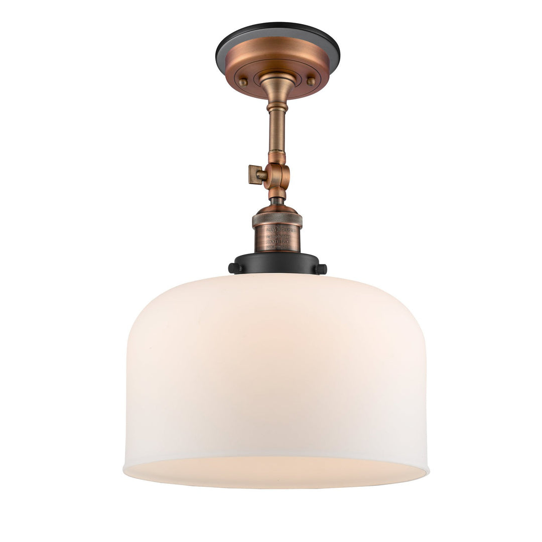 Innovations Franklin Restoration 201FBP-ACBK-G71-L Ceiling Light - Antique Copper