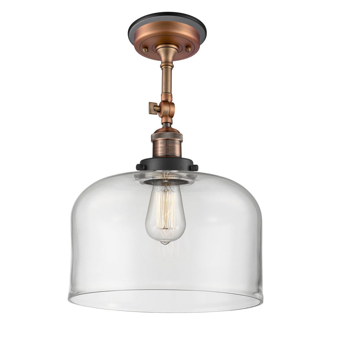Innovations Franklin Restoration 201FBP-ACBK-G72-L Ceiling Light - Antique Copper