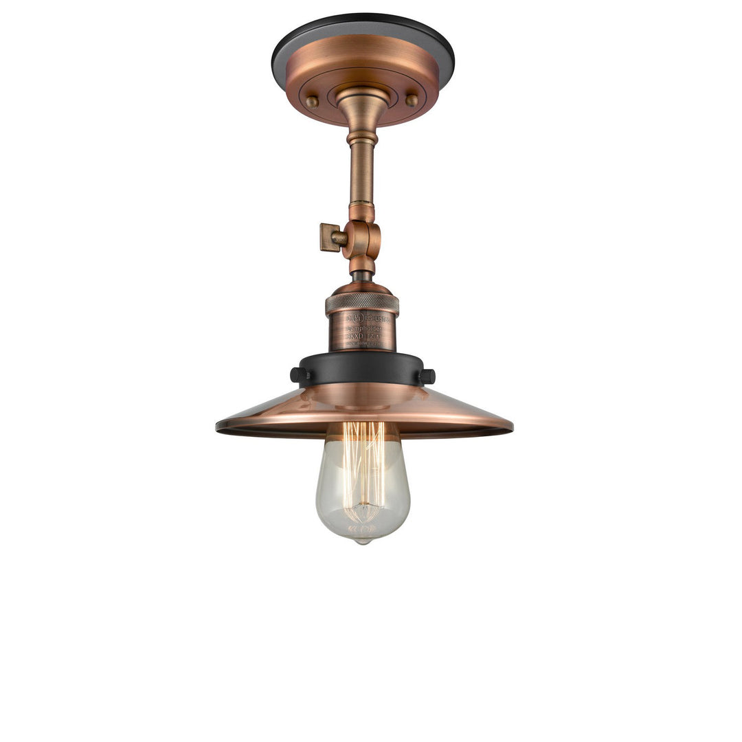 Innovations Franklin Restoration 201FBP-ACBK-M3-AC Ceiling Light - Antique Copper