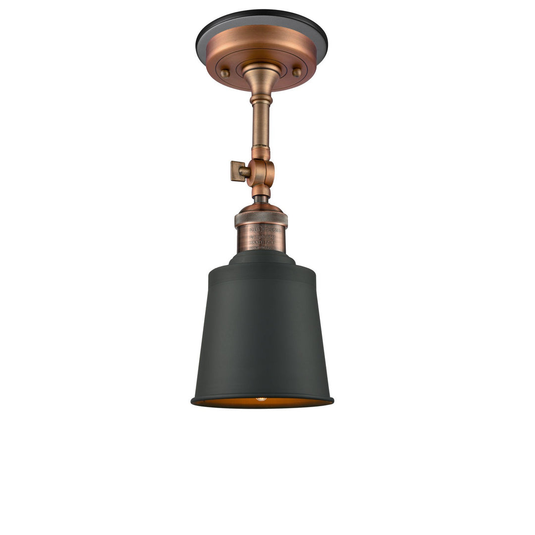 Innovations Franklin Restoration 201FBP-ACBK-M9-BK Ceiling Light - Antique Copper