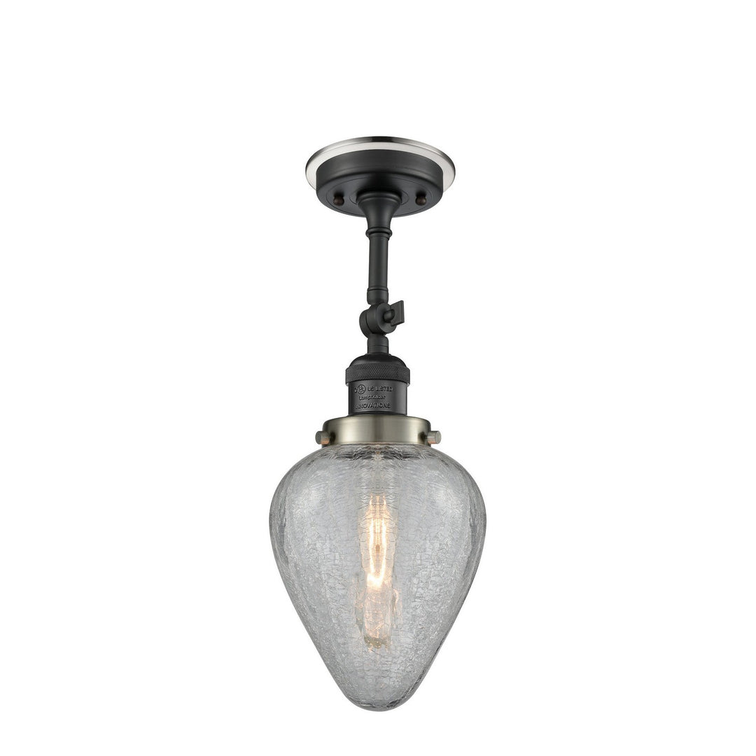 Innovations Franklin Restoration 201FBP-BKSN-G165 Ceiling Light - Matte Black