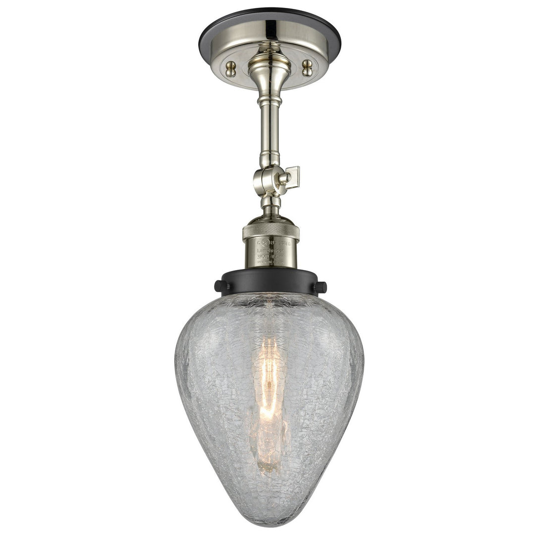 Innovations Franklin Restoration 201FBP-PNBK-G165 Ceiling Light - Polished Nickel