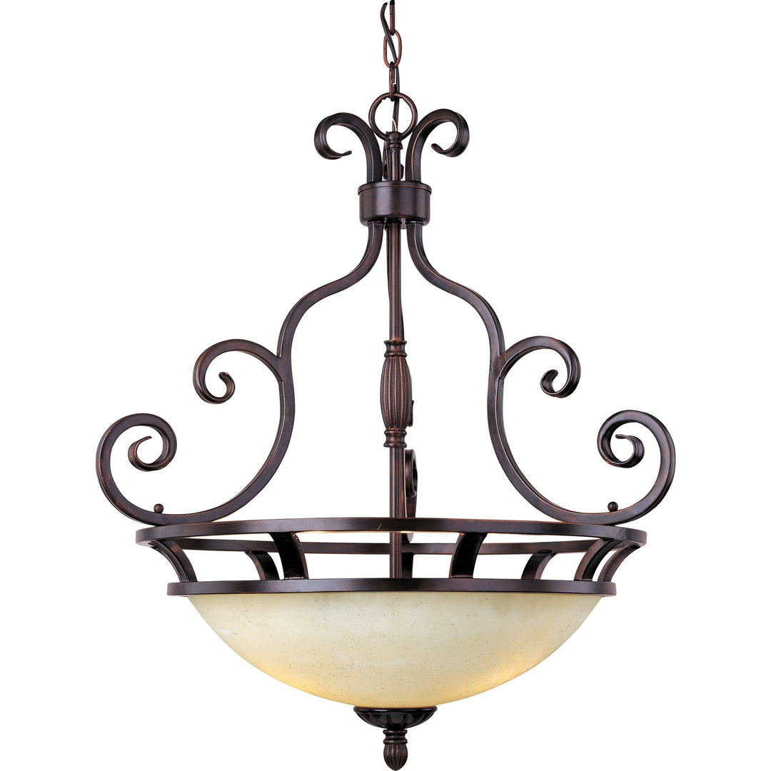 Maxim Manor 12202FIOI Pendant Light - Oil Rubbed Bronze