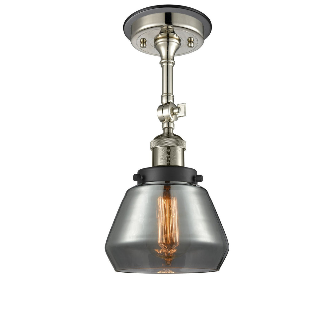 Innovations Franklin Restoration 201FBP-PNBK-G173 Ceiling Light - Polished Nickel