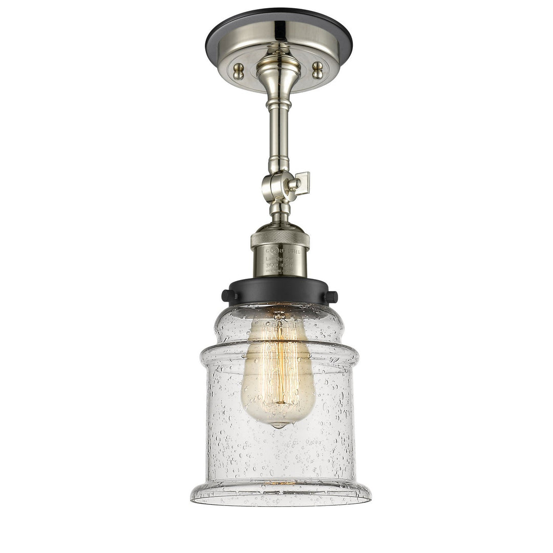 Innovations Franklin Restoration 201FBP-PNBK-G184 Ceiling Light - Polished Nickel