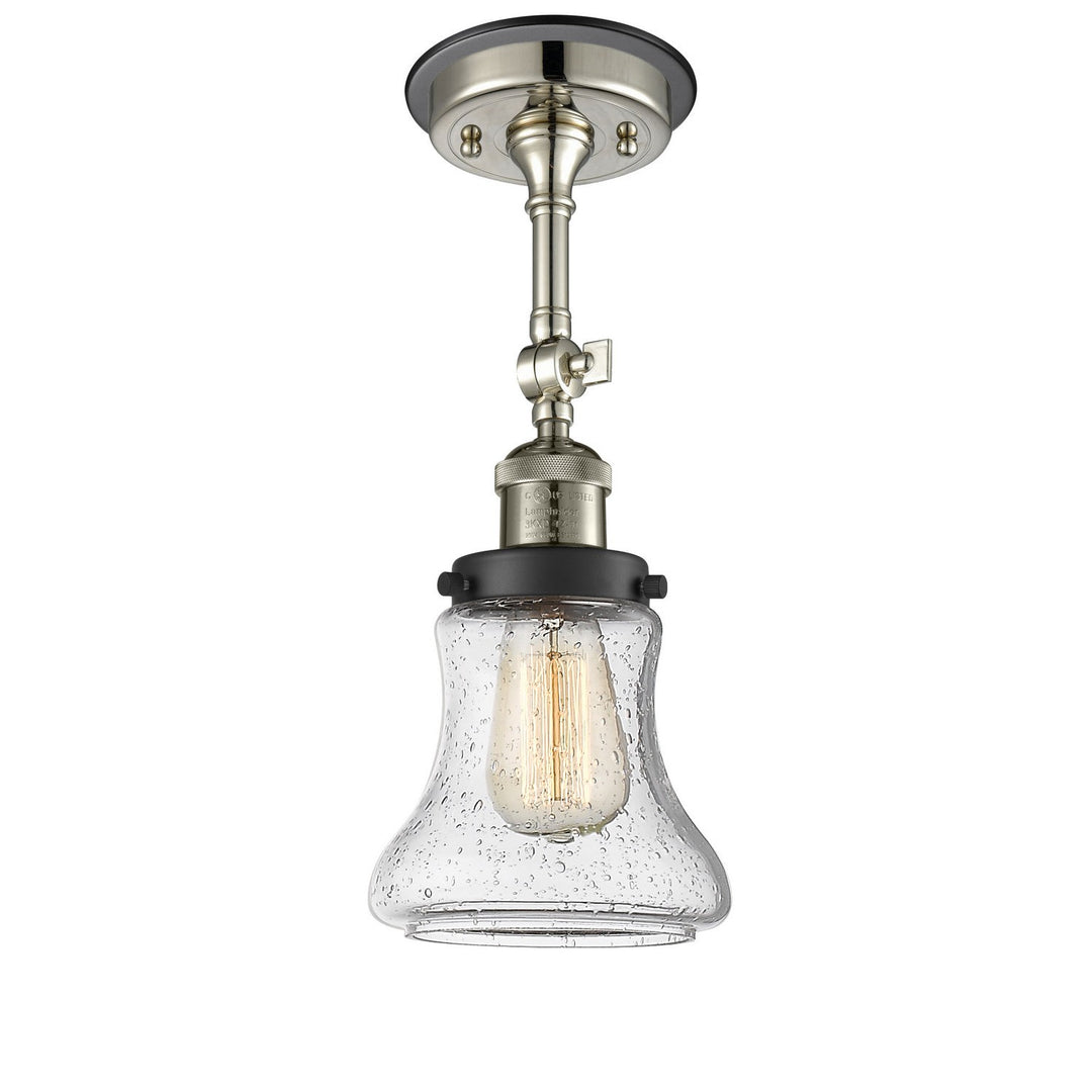 Innovations Franklin Restoration 201FBP-PNBK-G194 Ceiling Light - Polished Nickel