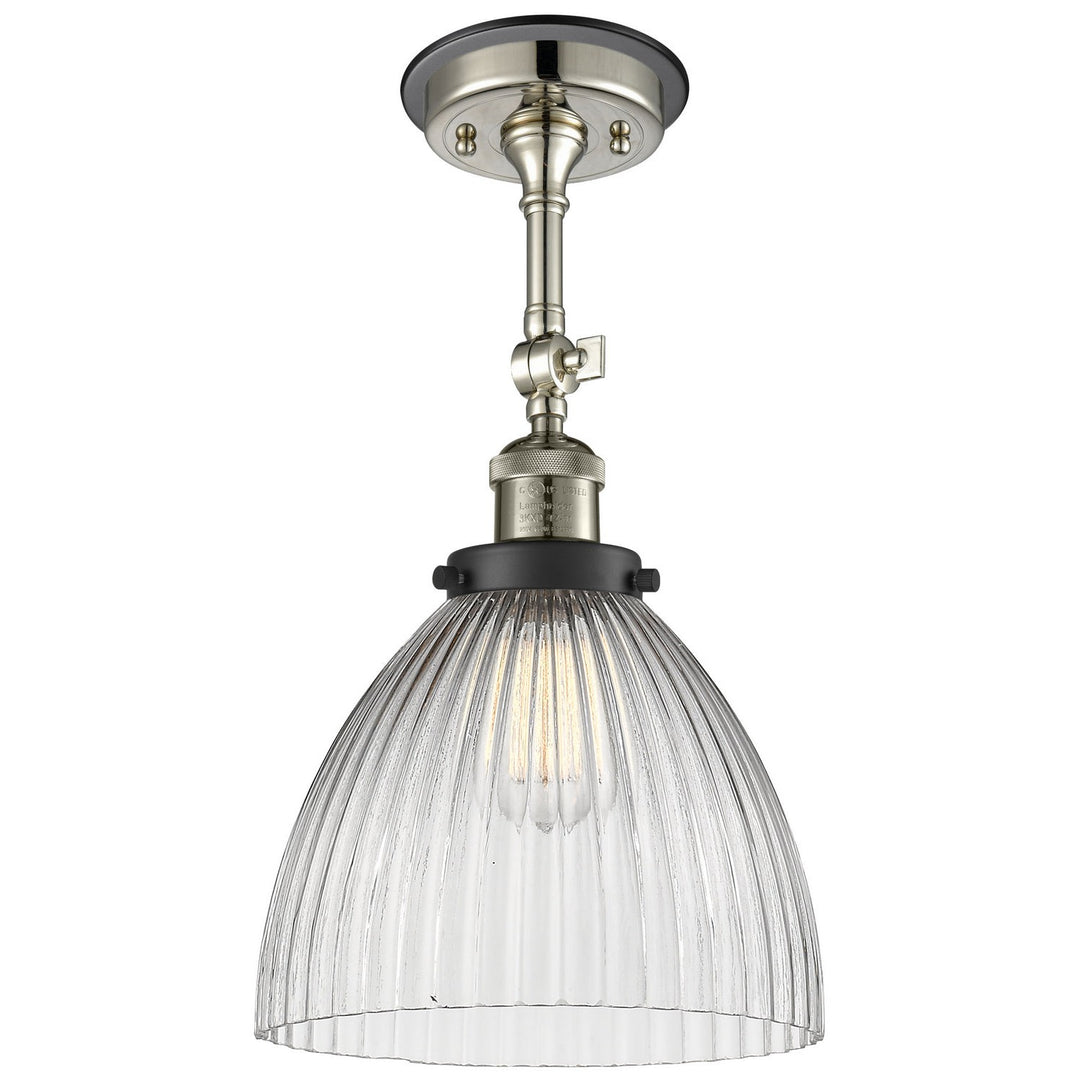 Innovations Franklin Restoration 201FBP-PNBK-G222 Ceiling Light - Polished Nickel