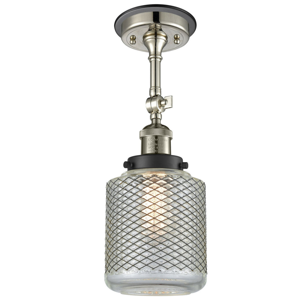 Innovations Franklin Restoration 201FBP-PNBK-G262 Ceiling Light - Polished Nickel