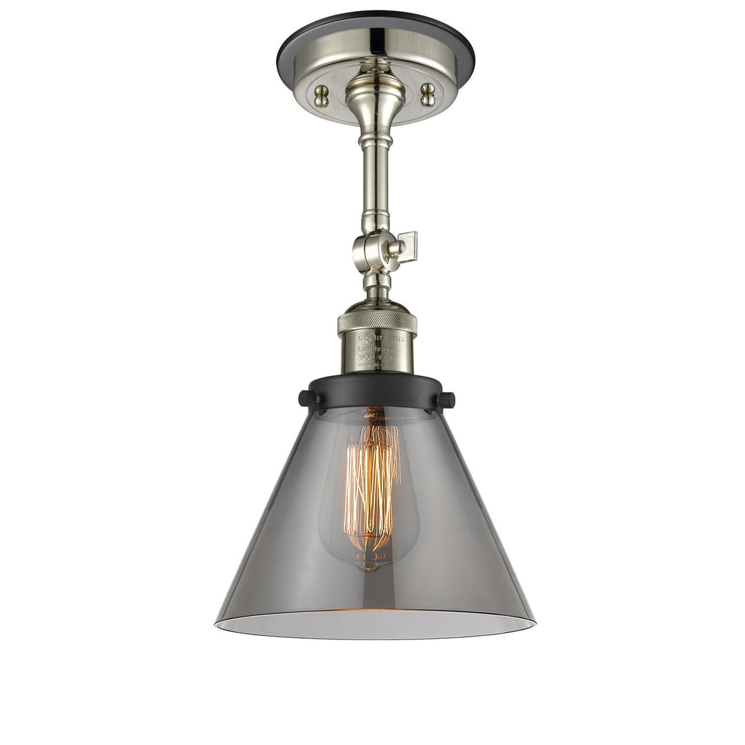 Innovations Franklin Restoration 201FBP-PNBK-G43 Ceiling Light - Polished Nickel