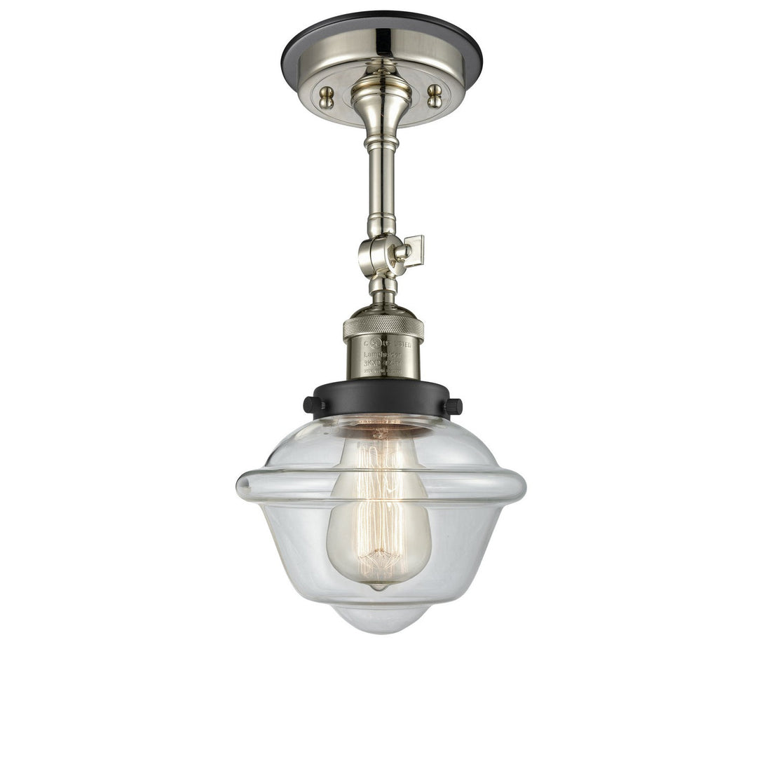 Innovations Franklin Restoration 201FBP-PNBK-G532 Ceiling Light - Polished Nickel