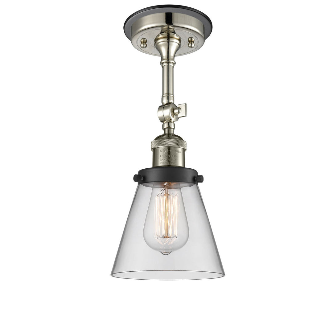 Innovations Franklin Restoration 201FBP-PNBK-G62 Ceiling Light - Polished Nickel