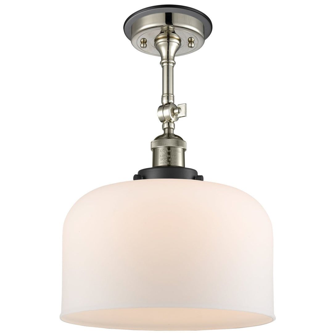 Innovations Franklin Restoration 201FBP-PNBK-G71-L Ceiling Light - Polished Nickel