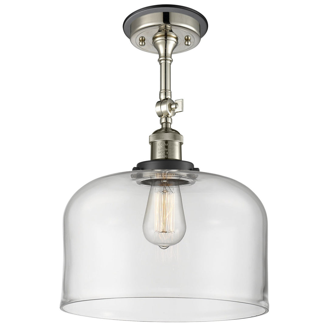 Innovations Franklin Restoration 201FBP-PNBK-G72-L Ceiling Light - Polished Nickel