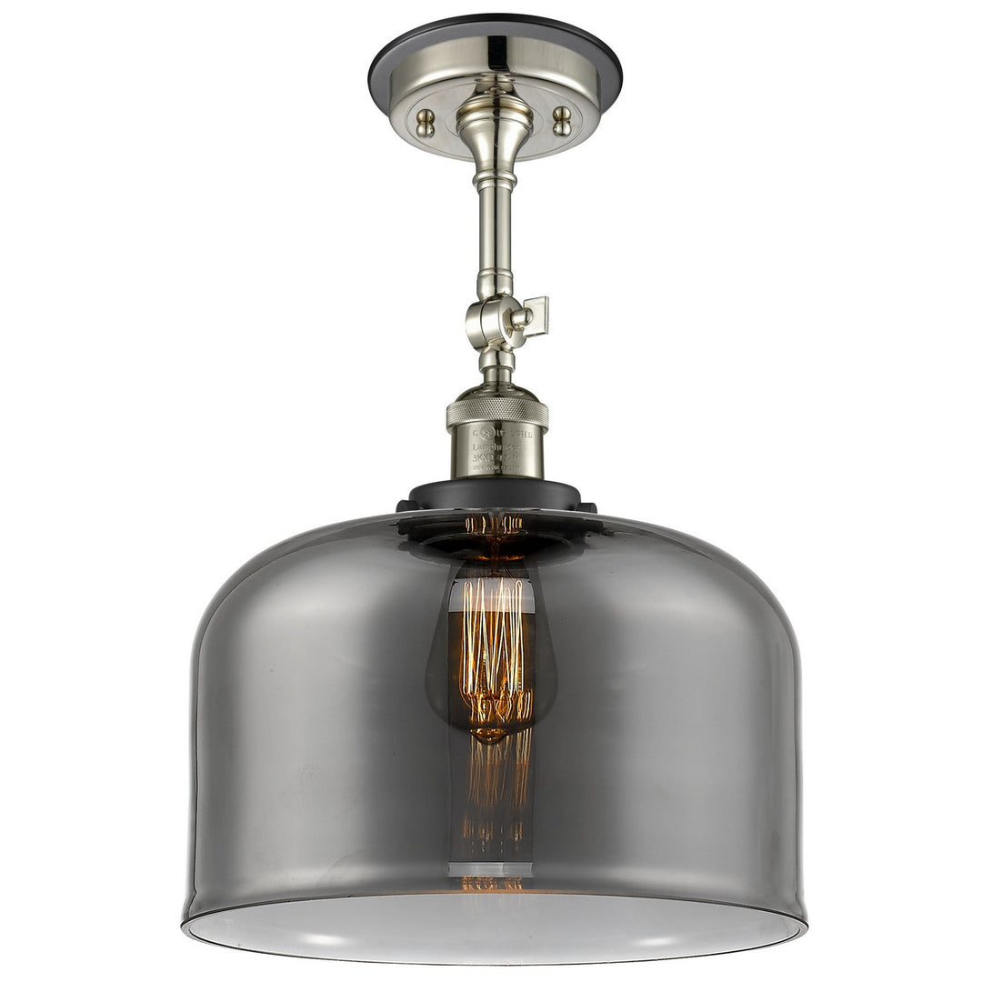 Innovations Franklin Restoration 201FBP-PNBK-G73-L Ceiling Light - Polished Nickel