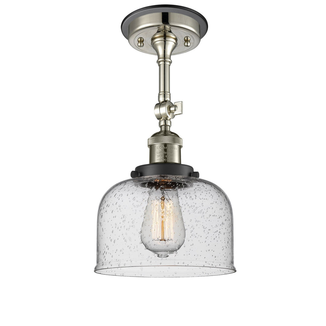 Innovations Franklin Restoration 201FBP-PNBK-G74 Ceiling Light - Polished Nickel
