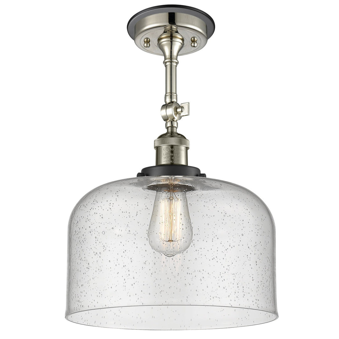 Innovations Franklin Restoration 201FBP-PNBK-G74-L Ceiling Light - Polished Nickel