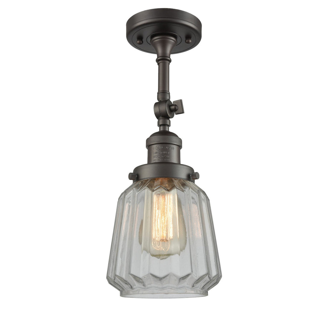 Innovations Franklin Restoration 201F-OB-G142 Ceiling Light - Oil Rubbed Bronze