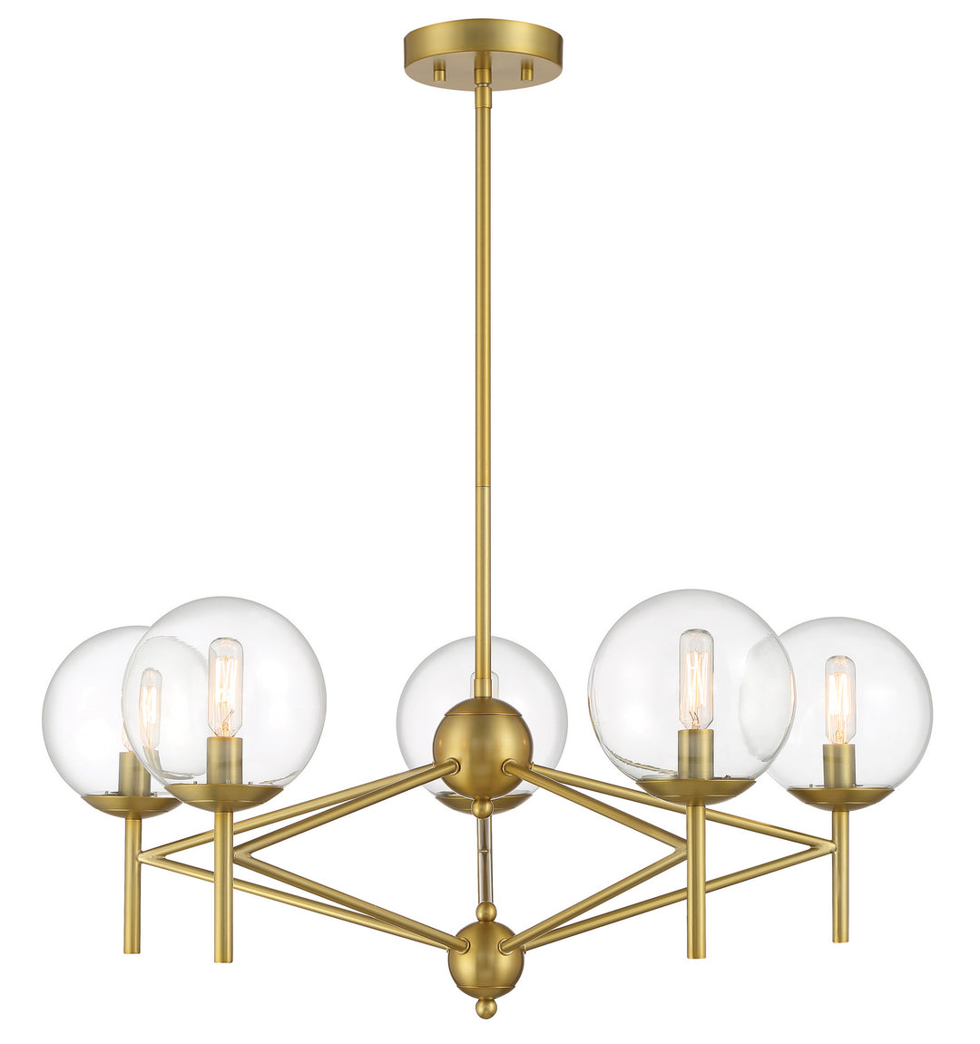 Minka-Lavery Auresa 2795-695 Chandelier Light - Soft Brass