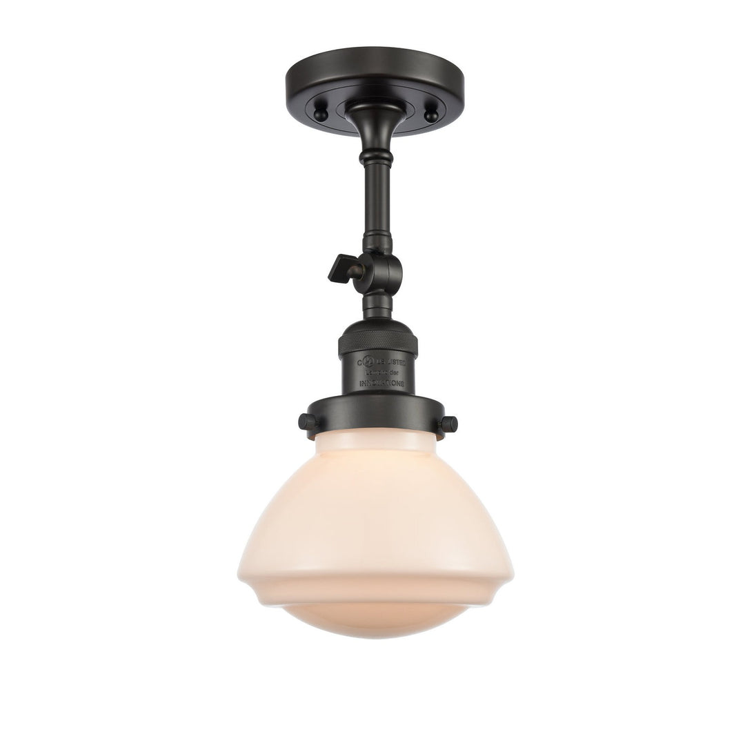 Innovations Franklin Restoration 201F-OB-G321-LED Ceiling Light - Oil Rubbed Bronze