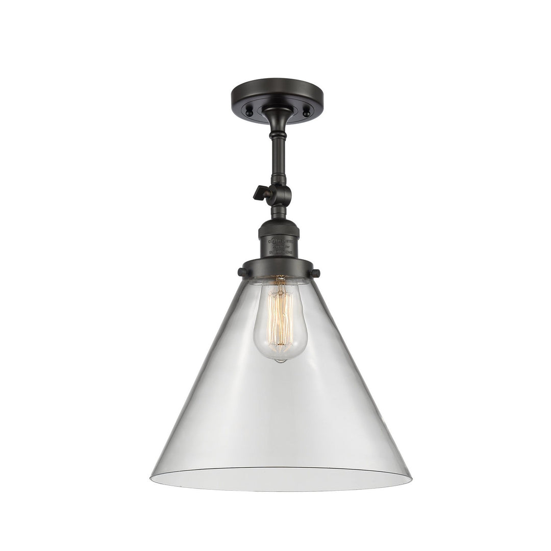 Innovations Franklin Restoration 201F-OB-G42-L-LED Ceiling Light - Oil Rubbed Bronze